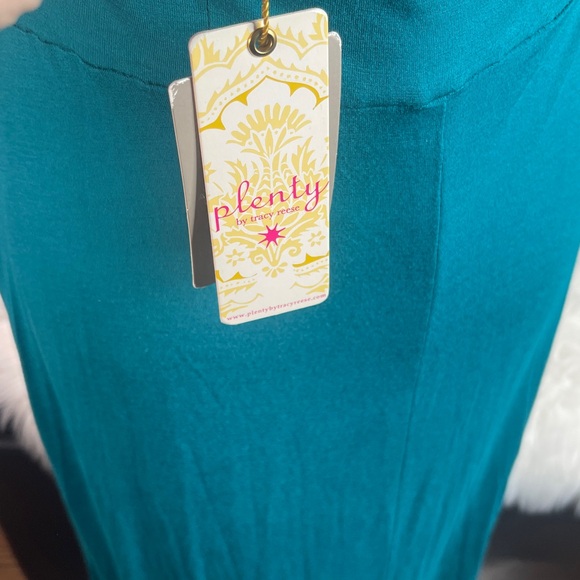 Plenty by Tracy Reese Teal Maxi Dresd - Picture 6 of 6